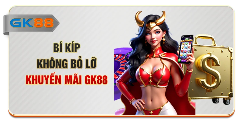 Bí kíp không bỏ lỡ khuyến mãi GK88